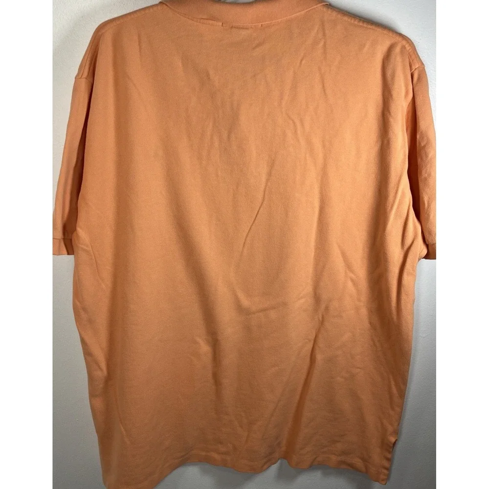 POLO RALPH LAUREN MENS S/S Orange COTTON POLO SHIRT 2XL‎ Blue Pony